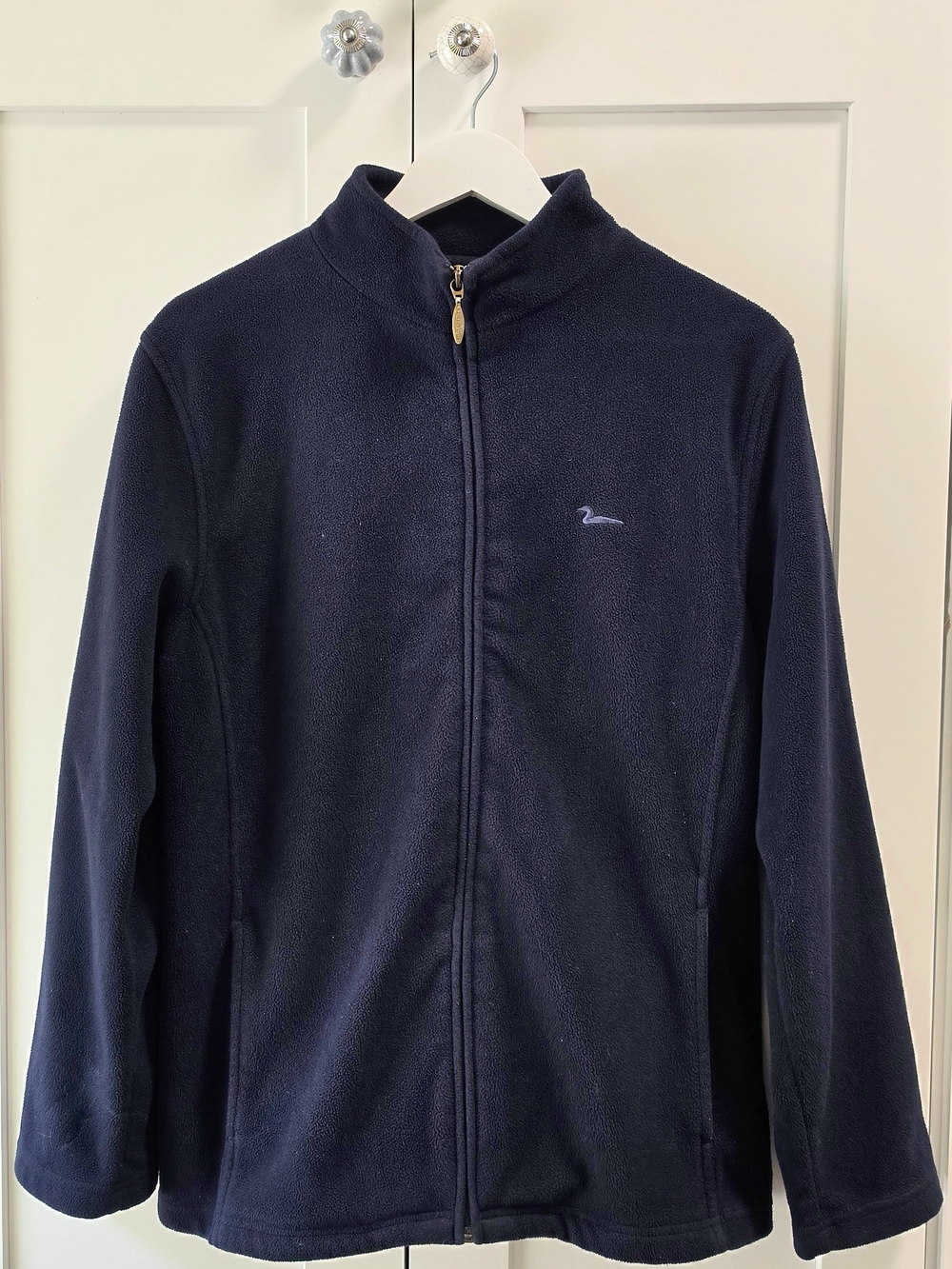 Vintage 90s Northern Reflections Full Zip Fleece Jacket - Navy Blue Loon Embroid